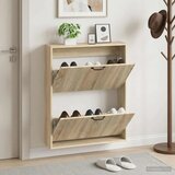  Ormar za cipele na zidu HOORN 71 x 17 x 86 cm Konstruirano drvo - Hrast sonoma | shoptok.hr