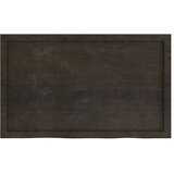 Stolna ploča tamnosmeđa 100x60x(2-6) cm obrađena masivna hrast | shoptok.hr