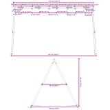  Okvir za vanjsku ljuljačku Š 341 x V 185 cm | shoptok.hr