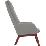  Stolica za opuštanje svjetlosiva baršunasta | shoptok.hr