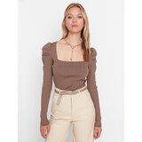 Trendyol Pulover temno bež | Shoptok.si