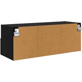 TV zidni ormari Zidne 2 pcs Crni hrast 80 x 30 x 30 cm | shoptok.hr