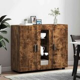 vidaXL kreveta dimljeni hrast 55.5 x 29 x 100 cm konstruirano drvo | shoptok.hr