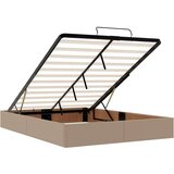 vidaXL Okvir kreveta bez madraca cappuccina 140x190 cm od umjetne kože | shoptok.hr