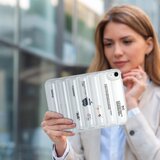 INORCO Torbica denarnica za TCL 40 XE Crazy Horse tekstura PU usnje stojalo za telefon Pokrov, odporen proti udarcem, (22033429) | Shoptok.si