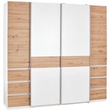 Mömax kombinirana omara fabio, bela, barva hrasta | Shoptok.si