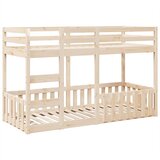 Krevet na kat 90 x 190 cm od masivne borovine | shoptok.hr