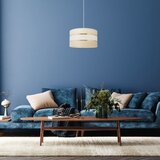  Luster na sajli HELEN 1xE27/15W/230V, prečnik 35 cm, krem/zlatna | Eponuda.com