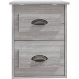  Zidni noćni ormarići 2 kom Boja sivog hrasta sonome 41,5x36x53 | shoptok.hr