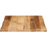 vidaXL Stolna ploča sa živi rub 60x60x2,5 cm masivno grubo drvo manga | shoptok.hr