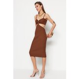 Trendyol dress - Brown - Bodycon Cene
