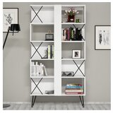 Hanah home Polica 120x78,8x60​cm Bijelo-Crna | Eponuda.ba