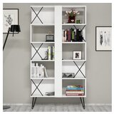 Hanah home radni sto i polica za knjige Extra 2 - bela | Eponuda.com