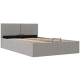  Hidraulični okvir za krevet od tkanine svjetlosivi 120 x 200 cm | shoptok.hr