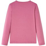  Dječja majica dugih rukava boja maline 104 | shoptok.hr
