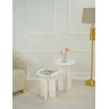 Hanah home set stolova za kafu leo (55 + 45) cream | ePonuda.com