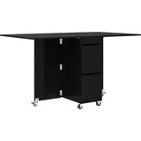  Jedilna miza 2 pcs 140 x 80 x 77 cm Inženirski les Črni hrast, (5000268555) | Shoptok.si