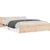  Posteljni okvir iz trdnega lesa 140x200 cm, (20644073) | Shoptok.si