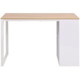  Pisaći stol 120 x 60 x 75 cm boja hrasta i bijela | Eponuda.ba