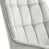 MID.YOU STOL, kovina, tekstil siva, črna | Shoptok.si