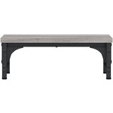  Stalak za monitor siva boja hrasta 37x23x14cm konstruirano drvo | shoptok.hr