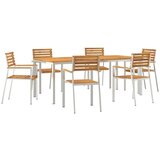 vidaXL Komplet za jedilnico v vrtu 7 pcs, (5000300680) | Shoptok.si