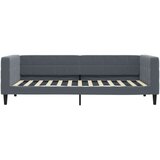 vidaXL Dnevna postelja z vzmetnico temno siva 90x200 cm žamet, (20936860) | Shoptok.si