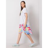 Italy Moda Dress-DHJ-SK-13119.26P-White-Blue | Shoptok.si