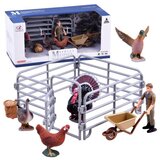  Set životinja, figurica, puran s farme i pijetao | shoptok.hr