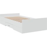  Okvir kreveta s pohranom Bijela 80 x 200 cm Konstruirano drvo | shoptok.hr