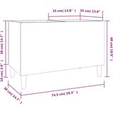 Ormarić za ploče boja betona 74,5x38x48 cm konstruirano drvo | shoptok.hr
