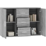  Komoda siva sonome 91x29,5x65 cm konstruirano drvo | Eponuda.ba
