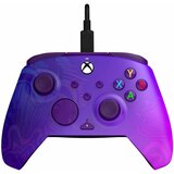 Pdp xbox/pc wired controller rematch purple fade cene