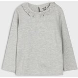 Sinsay Pamučne majice dugih rukava s ukrasnim ovratnikom | shoptok.hr