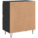 vidaXL Komode 2 pcs Crni hrast 120 x 35 x 70 cm Konstruirano drvo | shoptok.hr