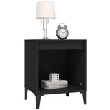  Nočna omarica črna 40x35x50 cm, (20730076) | Shoptok.si