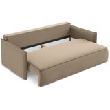 Makamii Svjetlo smeđa baršunasti sklopiva/s prostorom za odlaganje sofa 225 cm Hula – | shoptok.hr