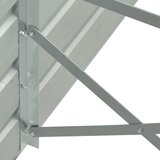  Povišena vrtna gredica od pocinčanog čelika 400x80x77 cm smeđa | shoptok.hr