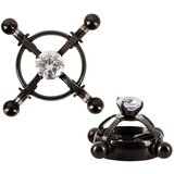 Bad Kitty Nipple Jewellery Shiny Star 053943 Black | shoptok.hr