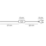  ONLI - Stona lampa FLORA 1xE27/22W/230V 28 cm zelena/zlatna | Eponuda.com