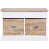  Klupa za hodnik od drva paulovnije 70 x 35 x 45 cm | shoptok.hr