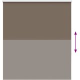 Rolo zavjesa za zamračivanje boje kave 135x175 cm Širina tkanine 131,6 cm Poliester | shoptok.hr