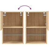 TV ormarić s LED svjetlima boja hrasta sonome 40 5x30x60 cm | shoptok.hr