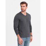 Ombre Men's V-NECK longsleeve set - mix 2 | Shoptok.si