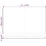  Retraktilna tenda Rumena in oranžna 500 ×300 cm - - Rumena - 60.22 - 500 ×300 cm - | Shoptok.si