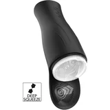 Fusion Deep Squeeze Nutbuster Triple Masturbator Black