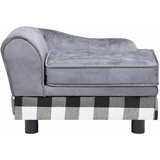 SOFA za pse siva 57 x 34 x 36 cm plišana | shoptok.hr