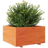  Vrtno cvetlično korito voščeno 50x50x49,5 cm trdna borovina | Shoptok.si