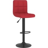  Barski stolac od tkanine crvena boja vina | shoptok.hr