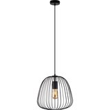 Viseći luster OVELLA na kablu 1xE27/15W/230V, prečnik 36 cm, crne boje Cene